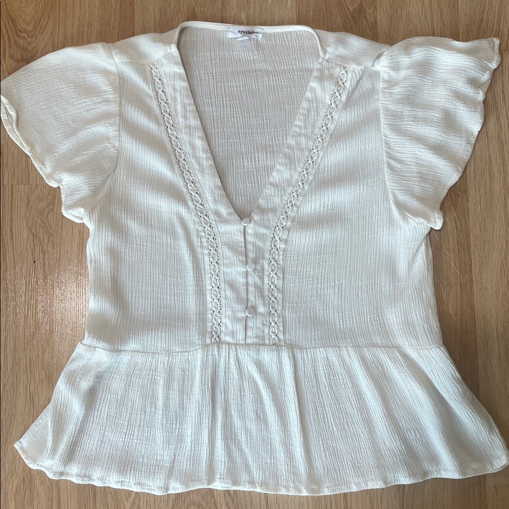 Eyeshadow Peplum Top